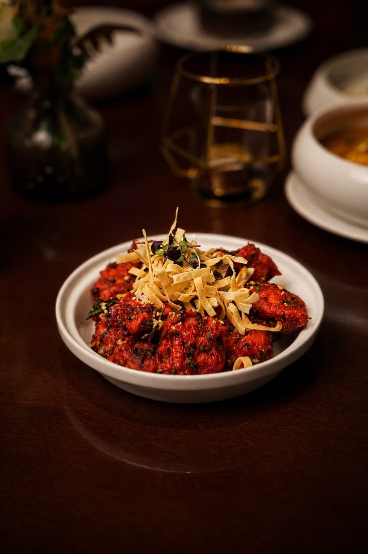 Curry bowl on the table